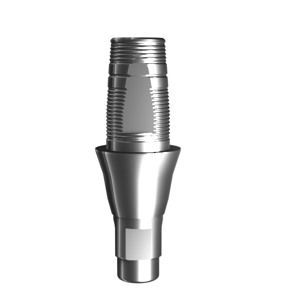 Абатмент-основание (одиночный), аналог GEO, совместим с Straumann Bone Level RC (3.0 мм), с винтом
