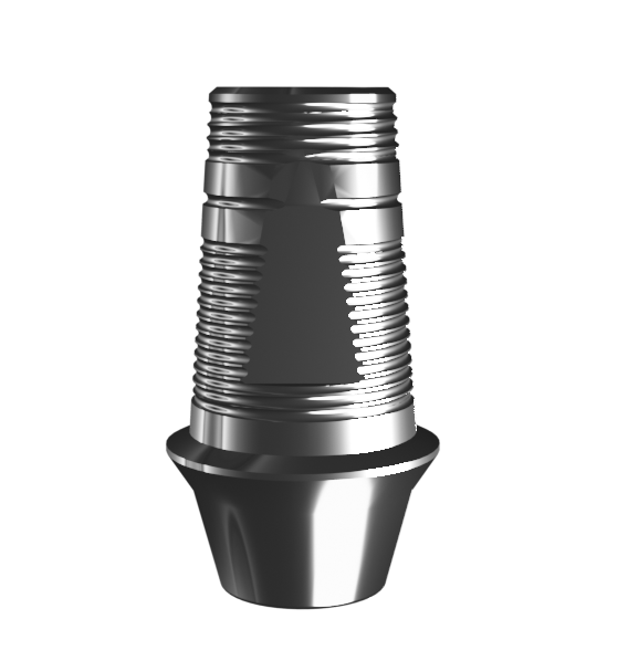 Абатмент-основание (мостовидный), аналог GEO, совместим с Straumann Bone Level RC (1.3 мм), с винтом