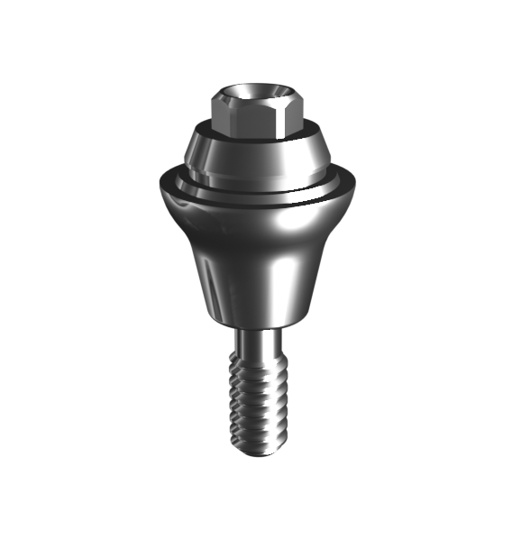 Абатмент-мультиюнит прямой, совместим с Nobel Conical Connection NP (2.5 мм)