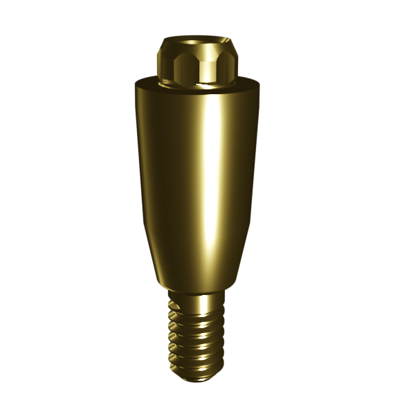 Динамический абатмент-мультиюнит прямой (совместимо с DAS), совместим с Nobel Conical Connection RP (5.0 мм)