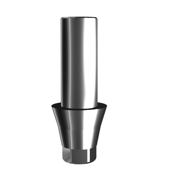 Абатмент временный (одиночный) для CAD/CAM, совместим с Osstem Regular (2.0 мм), с винтом