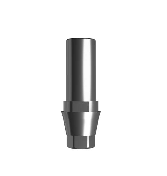 Абатмент временный (одиночный) для CAD/CAM, с антиротацией, совместим с Osstem Regular (1.0 мм), с винтом