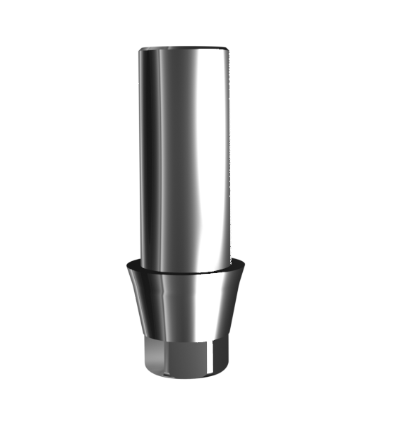 Абатмент временный (одиночный) для CAD/CAM, совместим с Osstem Regular (1.0 мм), с винтом