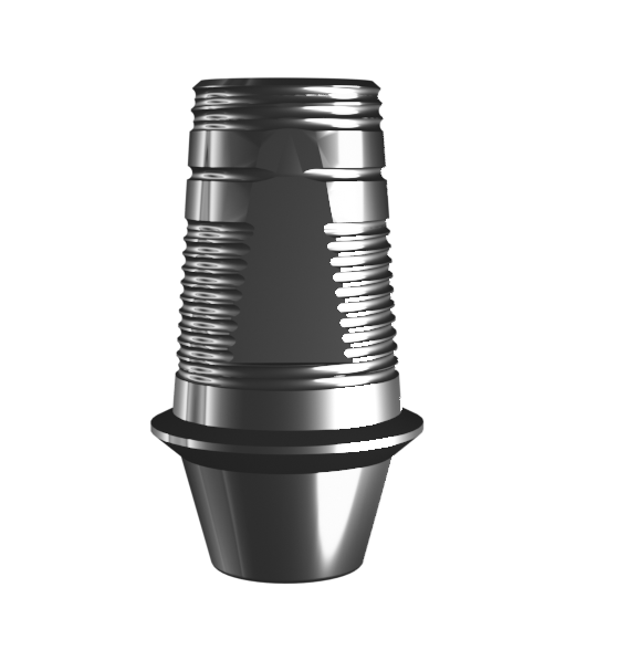 Абатмент-основание (мостовидный), аналог GEO, совместим с Straumann Bone Level NC (1.3 мм), с винтом