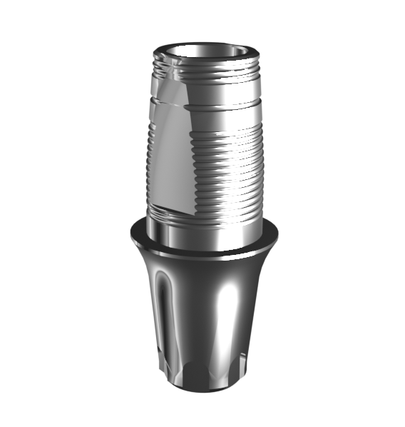 Абатмент-основание (одиночный), аналог GEO, совместим с MIS C1 SP (2.0 мм), с винтом