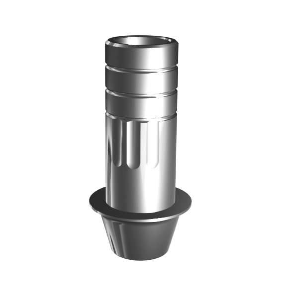 Абатмент прямой (мостовидный) для CAD/CAM, совместим с Straumann Bone Level RC (1.0 мм), с винтом
