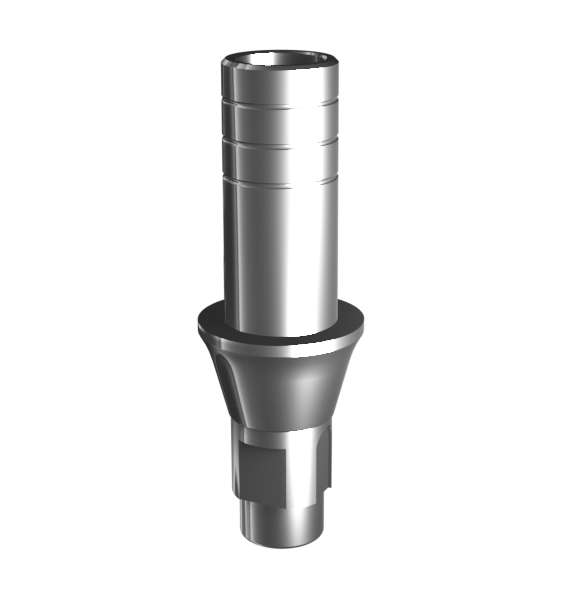 Абатмент прямой (одиночный) для CAD/CAM, совместим с Straumann Bone Level RC (2.0 мм), с винтом