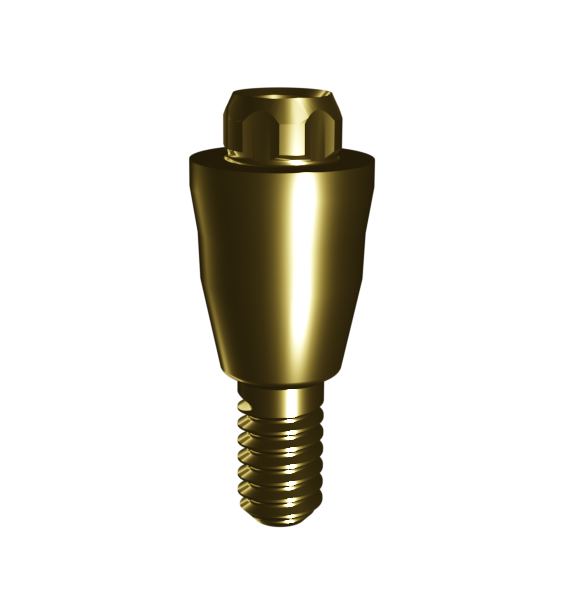 Динамический абатмент-мультиюнит прямой (совместимо с DAS), совместим с Nobel Conical Connection RP (3.0 мм)