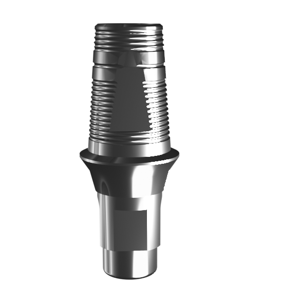 Абатмент-основание (одиночный), аналог GEO, совместим с Straumann Bone Level RC (1.3 мм), с винтом