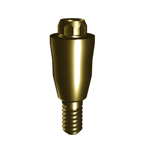 Динамический абатмент-мультиюнит прямой (совместимо с DAS), совместим с Nobel Conical Connection RP (4.0 мм)