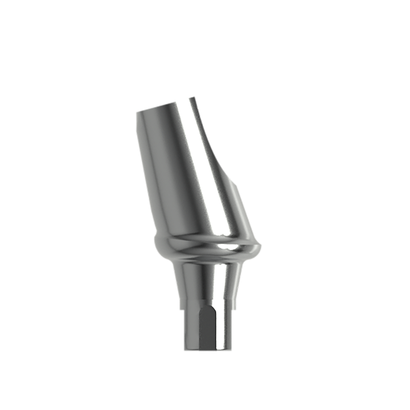 Абатмент титановый угловой 15°, совместим с Straumann Bone Level NC (1.0 мм), с винтом