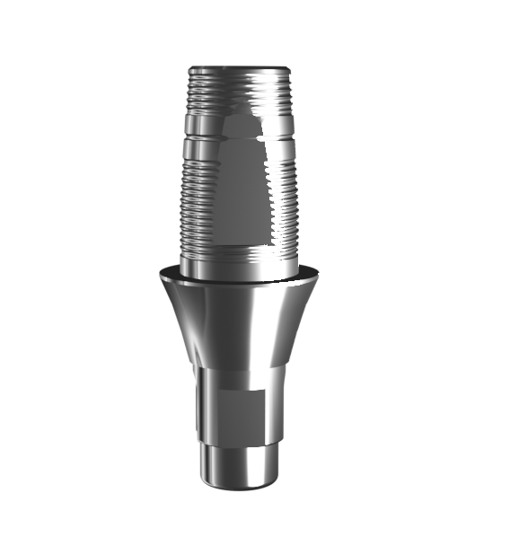 Абатмент-основание (одиночный), аналог GEO, совместим с Straumann Bone Level RC (2.0 мм), с винтом