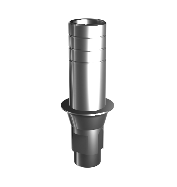 Абатмент прямой (одиночный) для CAD/CAM, совместим с Straumann Bone Level RC (1.0 мм), с винтом