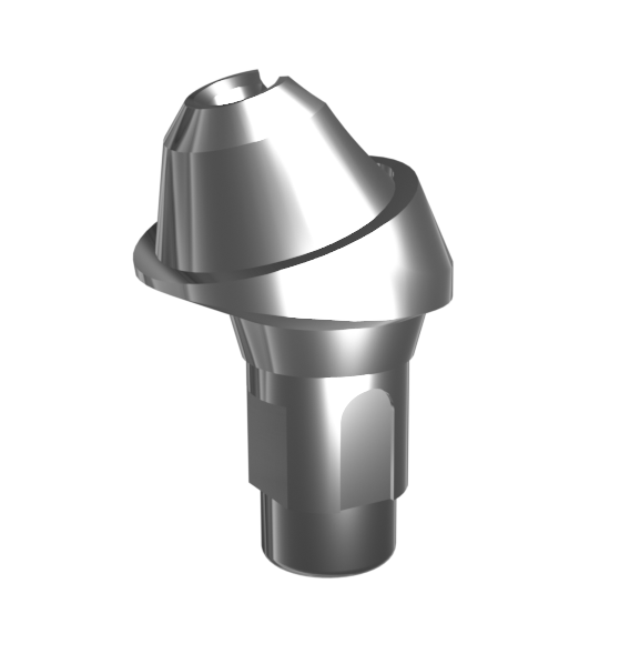 Абатмент-мультиюнит угловой 17° с внутренней резьбой, совместим с Straumann Bone Level RC (2.5 мм), type B
