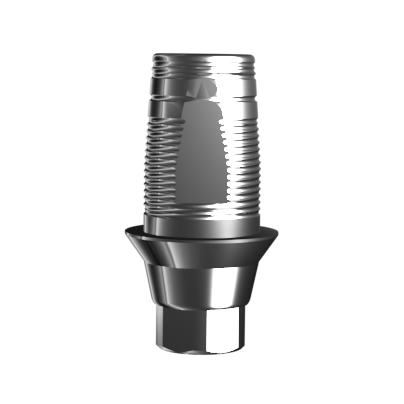 Абатмент-основание (одиночный), аналог GEO, совместим с Nobel Conical Connection RP (1.3 мм), с винтом