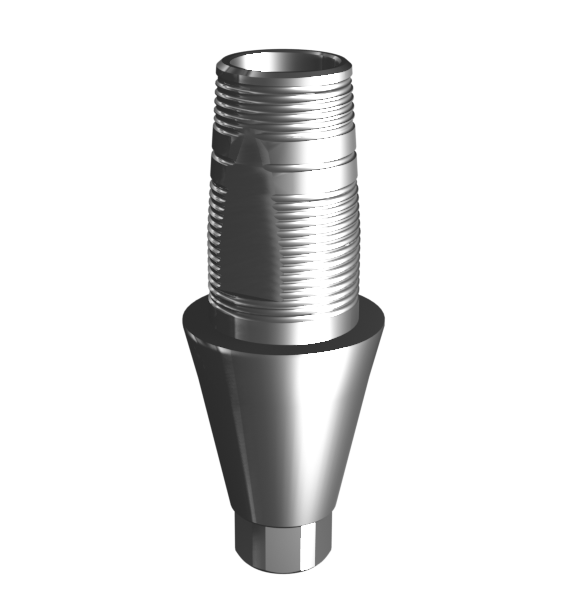 Абатмент-основание (одиночный), аналог GEO, совместим с Nobel Conical Connection NP (4.0 мм), с винтом