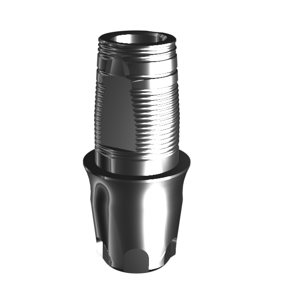 Абатмент-основание (одиночный), аналог GEO, совместим с MIS C1 WP (2.0 мм), с винтом
