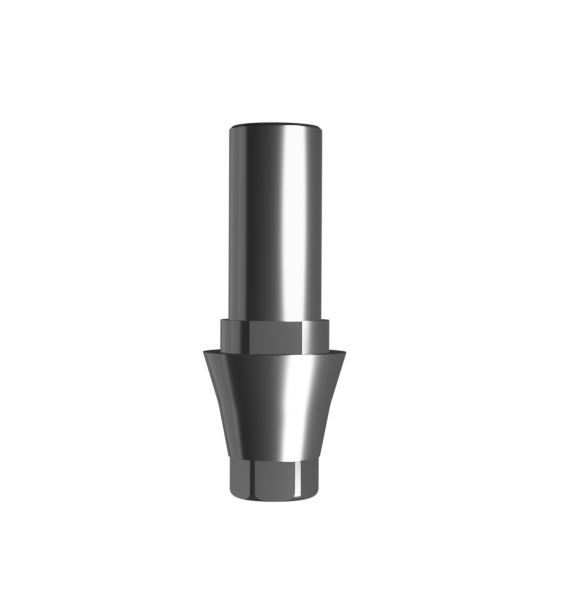 Абатмент временный (одиночный) для CAD/CAM, с антиротацией, совместим с Osstem Regular (2.0 мм), с винтом