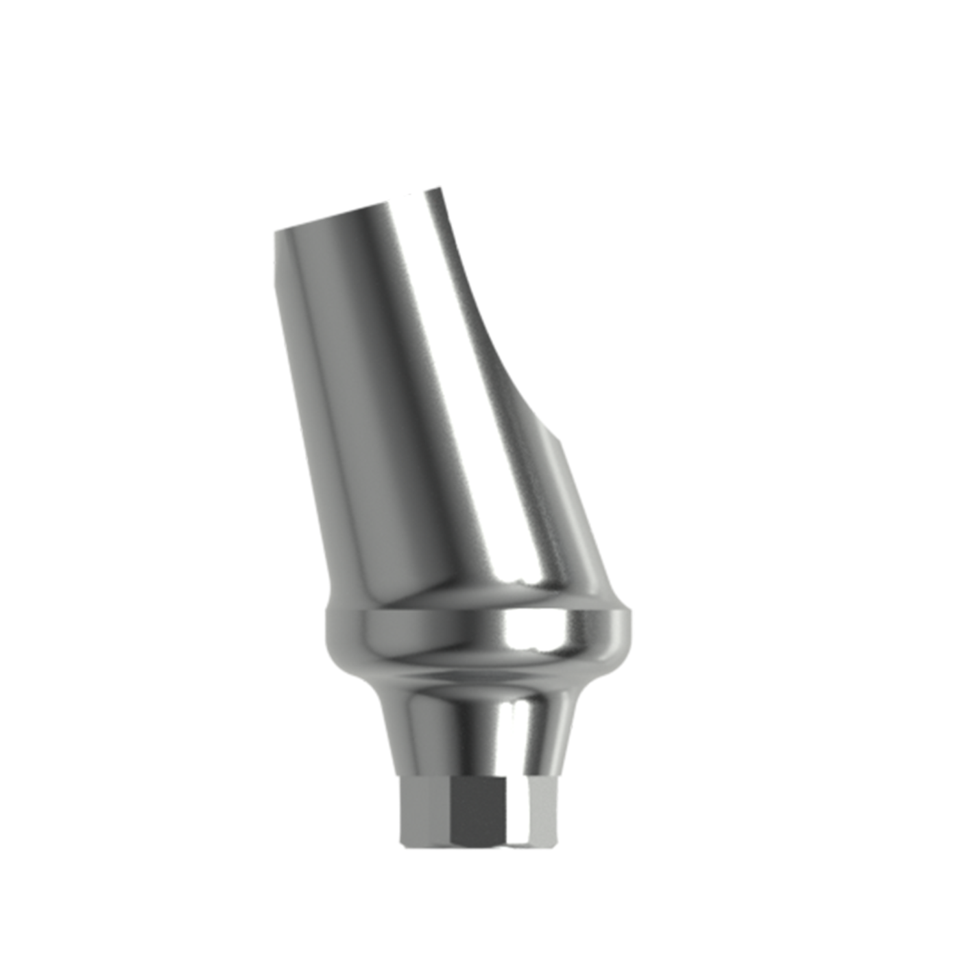 Абатмент титановый угловой 15°, совместим с Nobel Conical Connection RP (1.0 мм), с винтом