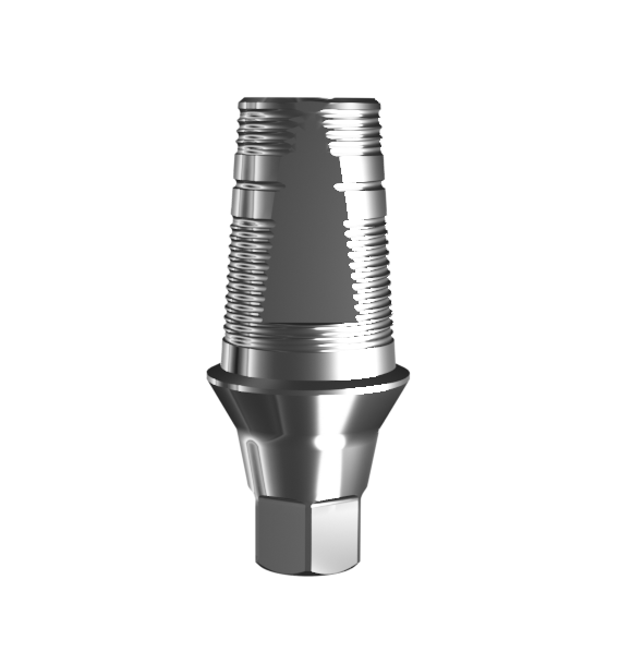 Абатмент-основание (одиночное), аналог GEO, совместим с Osstem Mini (1.3 мм), с винтом