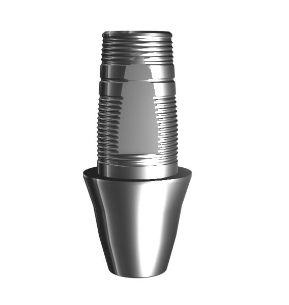 Абатмент-основание (мостовидный), аналог GEO, совместим с Straumann Bone Level RC (3.0 мм), с винтом