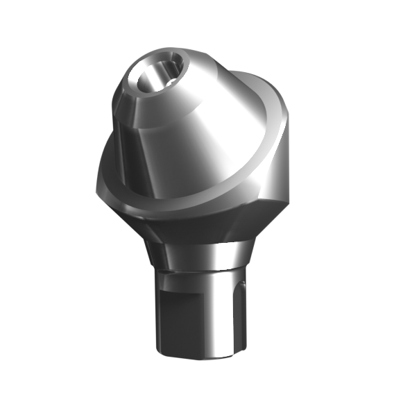 Абатмент-мультиюнит угловой 45° с внутренней резьбой, совместим с Straumann Bone Level NC (4.5 мм), type B