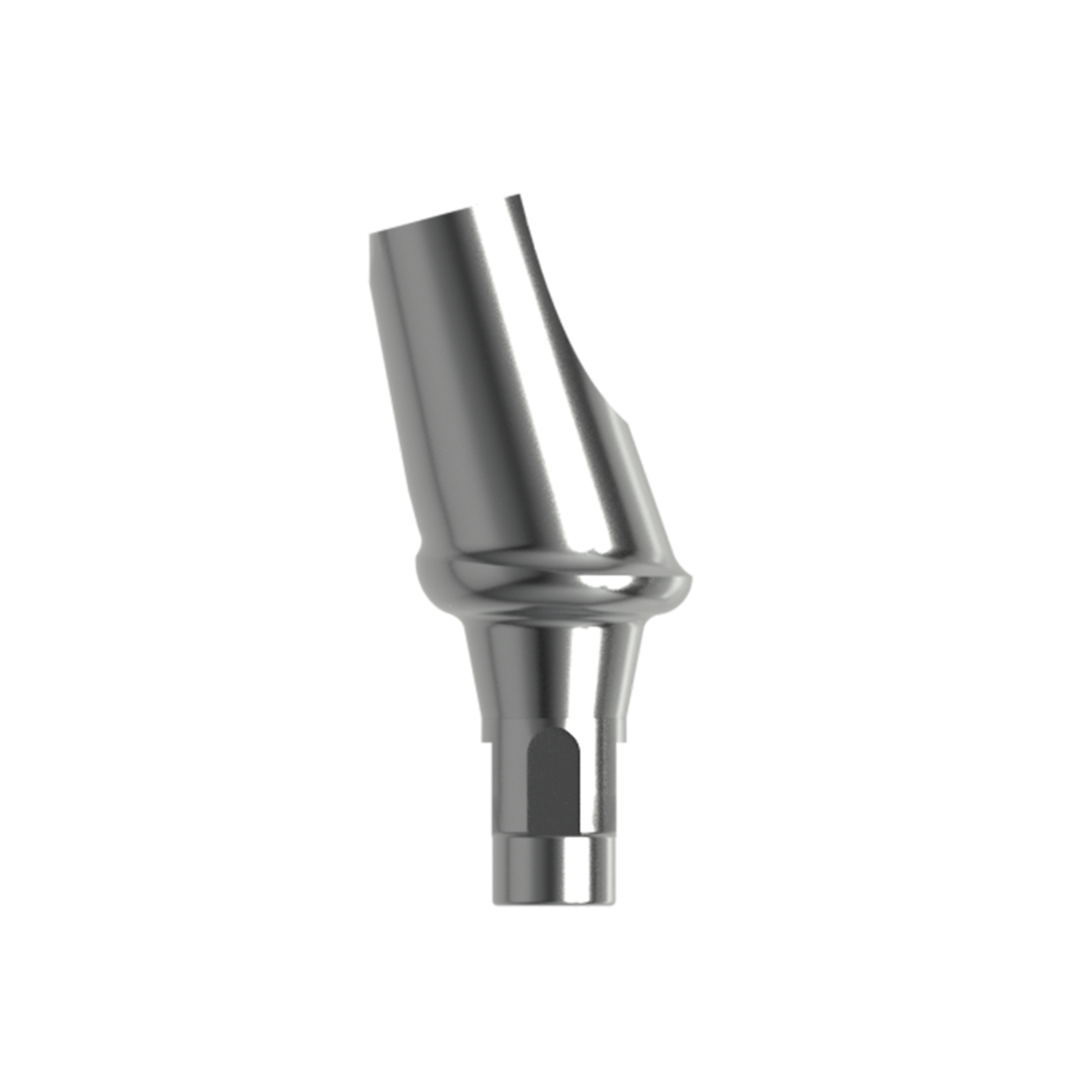 Абатмент титановый угловой 15°, совместим с Straumann Bone Level RC (1.0 мм), с винтом