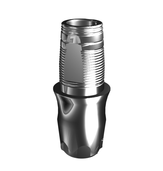 Абатмент-основание (одиночный), аналог GEO, совместим с MIS C1 WP (3.0 мм), с винтом