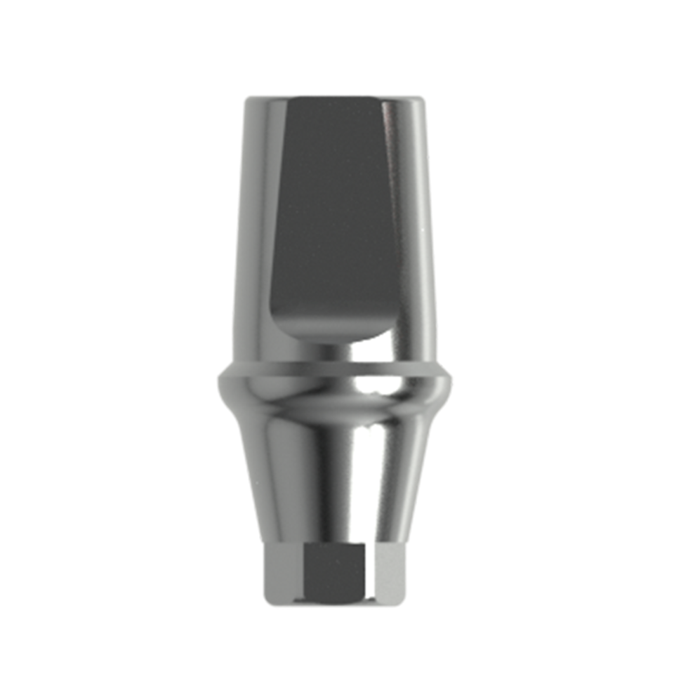 Абатмент титановый прямой, совместим с Osstem Regular 4.5 (2.0 мм), с винтом