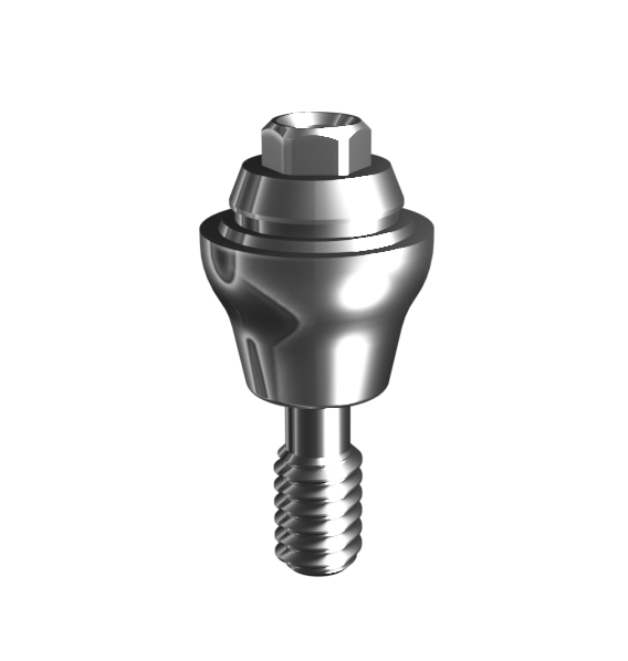 Абатмент-мультиюнит прямой, совместим с Nobel Conical Connection RP (2.5 мм)