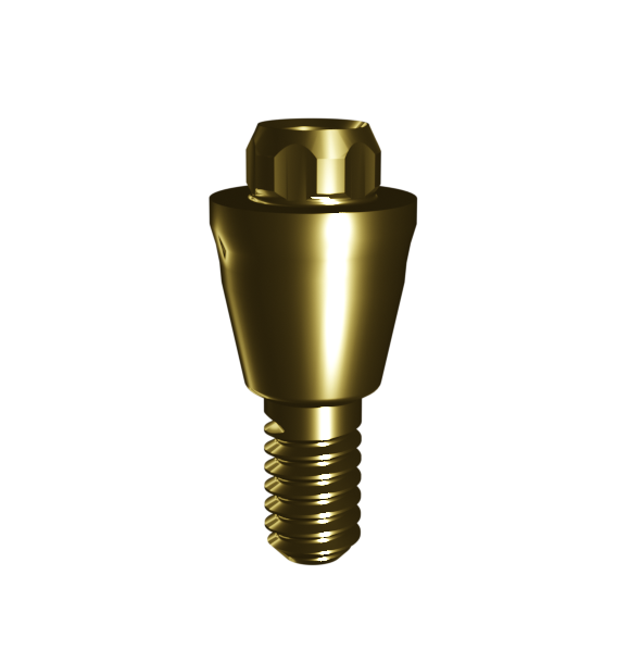 Динамический абатмент-мультиюнит прямой (совместимо с DAS), совместим с Nobel Conical Connection RP (2.0 мм)